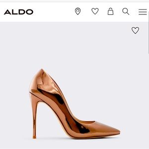 ALDO Bronze pumps